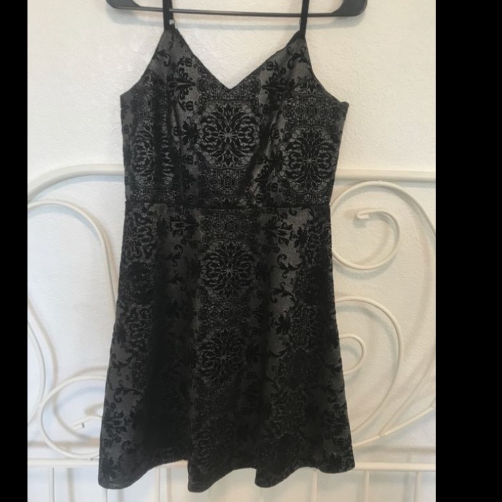Black skater dress